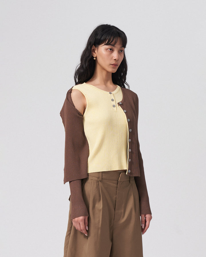 Olive Knit Top