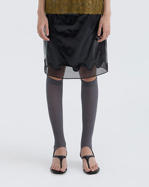 Graciella Leather Skirt