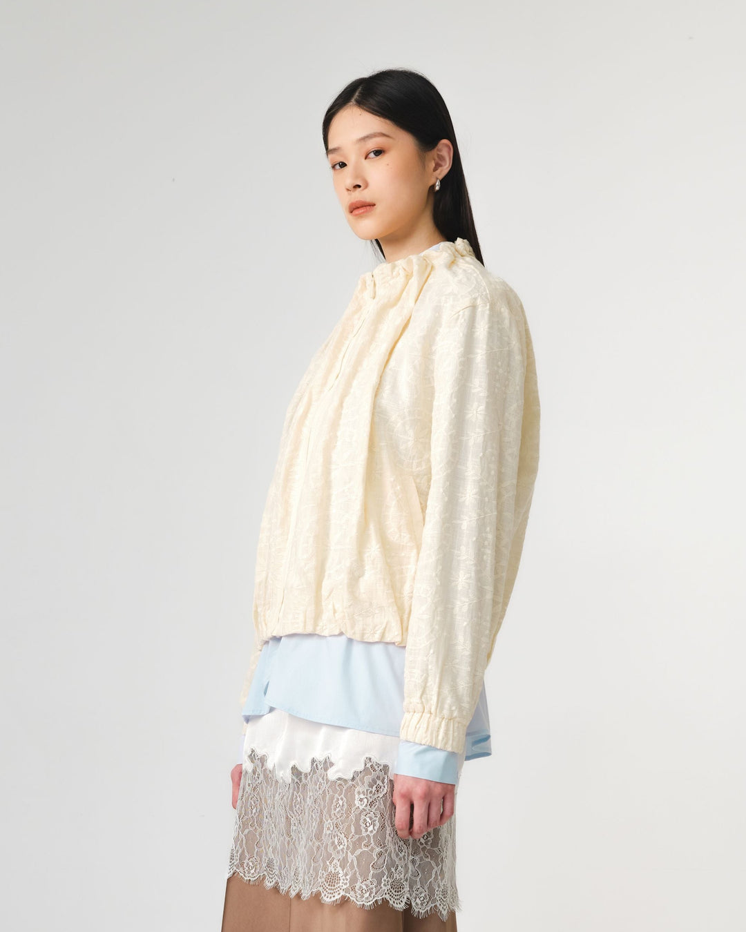 RiaMiranda x 3MONGKIS - Rhave Embroidery Top