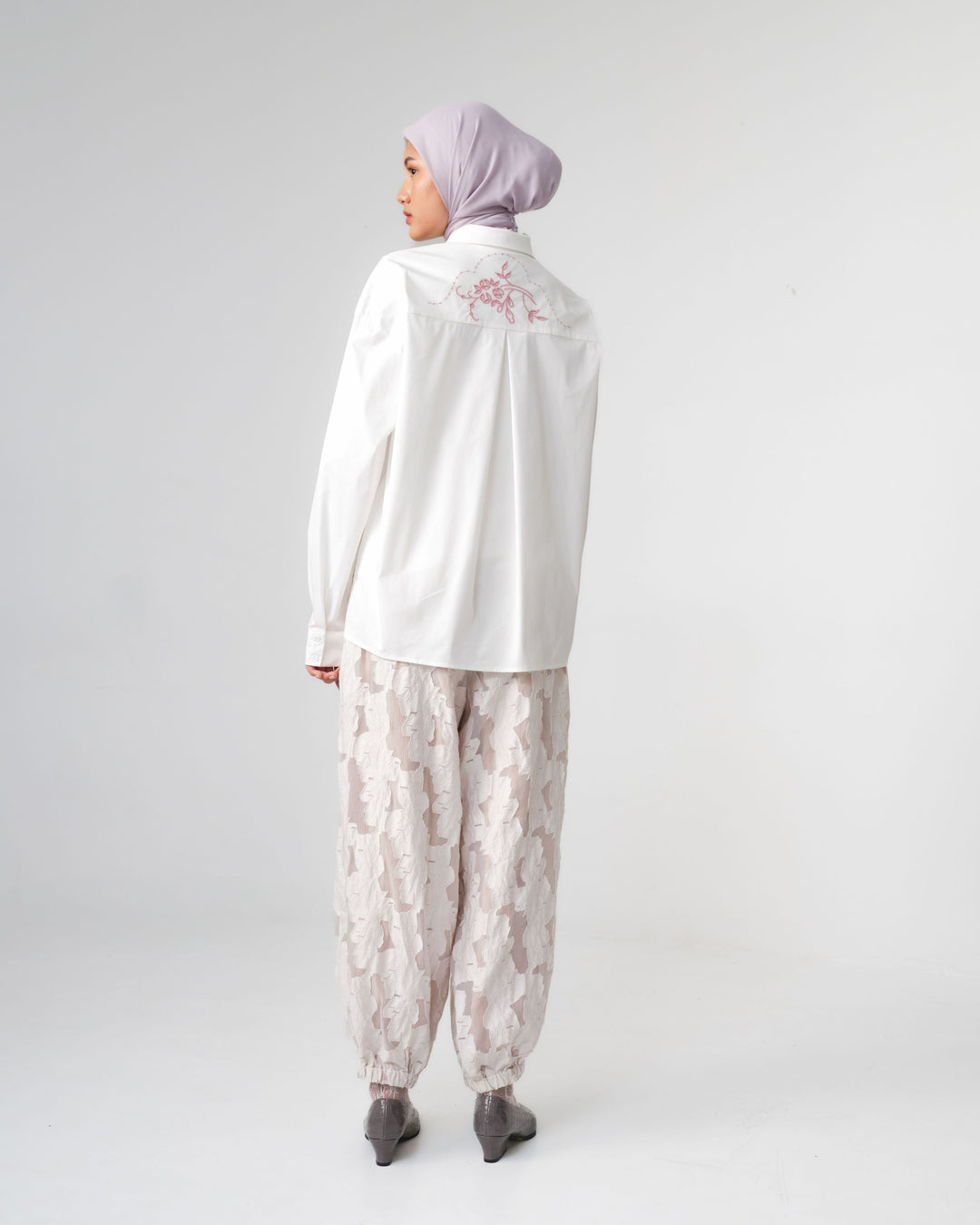 RiaMiranda x 3MONGKIS - Reca Embroidery Shirt