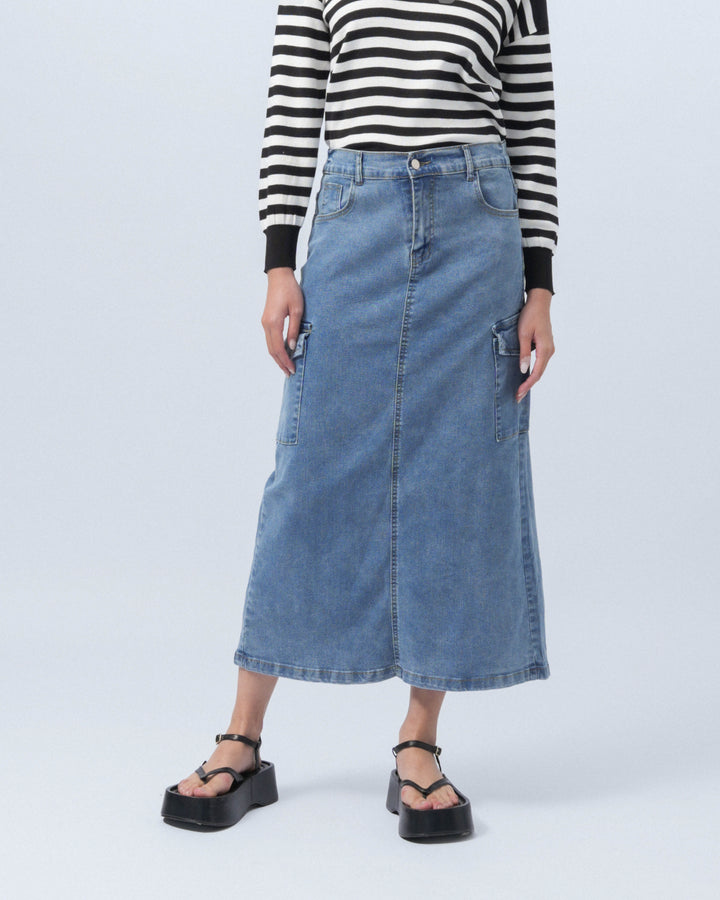 Caily Denim Skirt