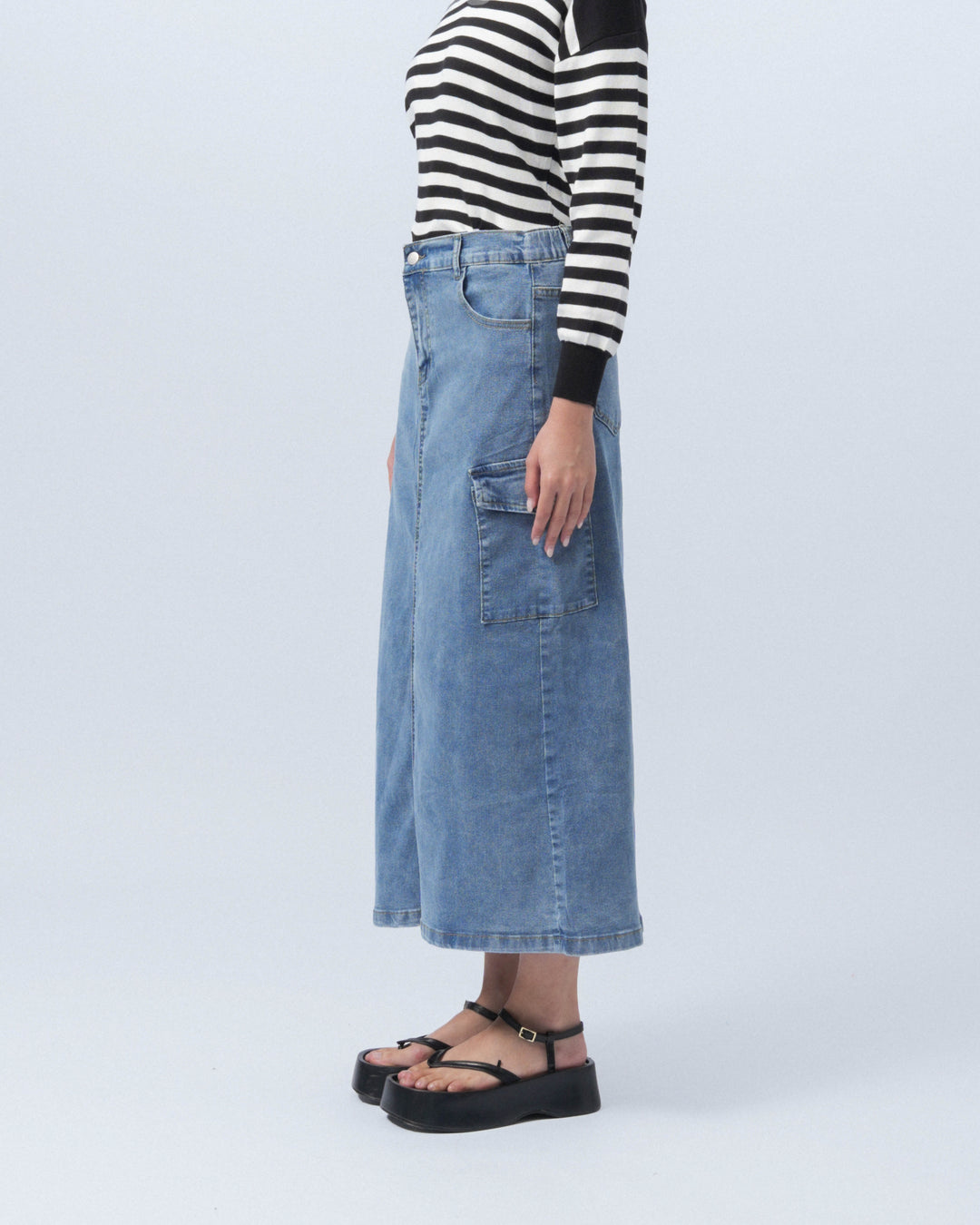 Caily Denim Skirt