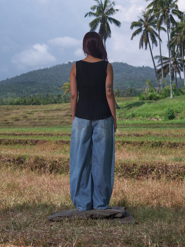 Eva's Pleated Top