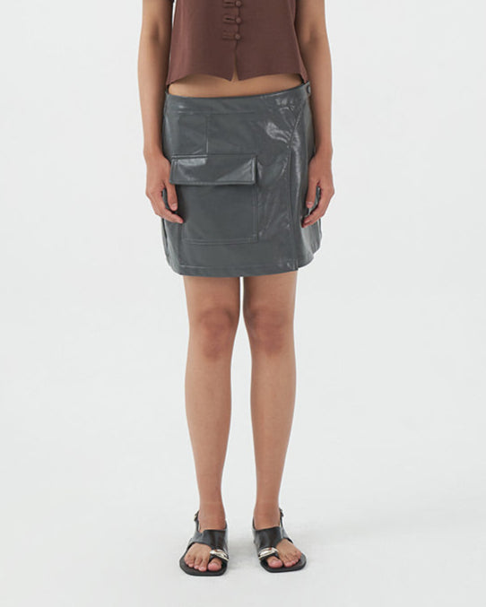 Dallia Leather Skirt
