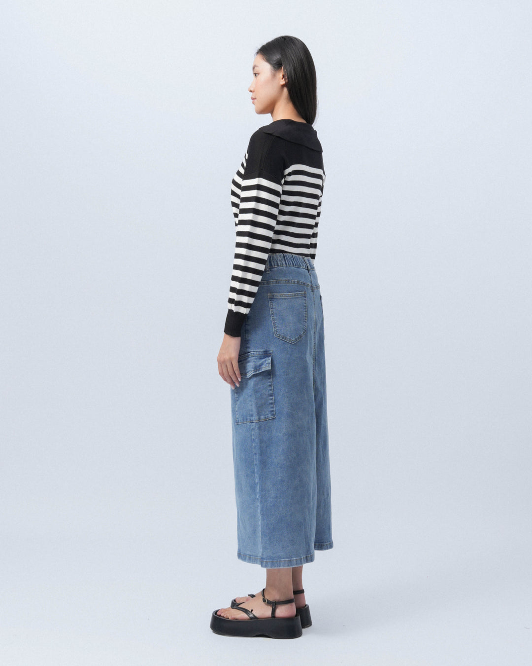Caily Denim Skirt
