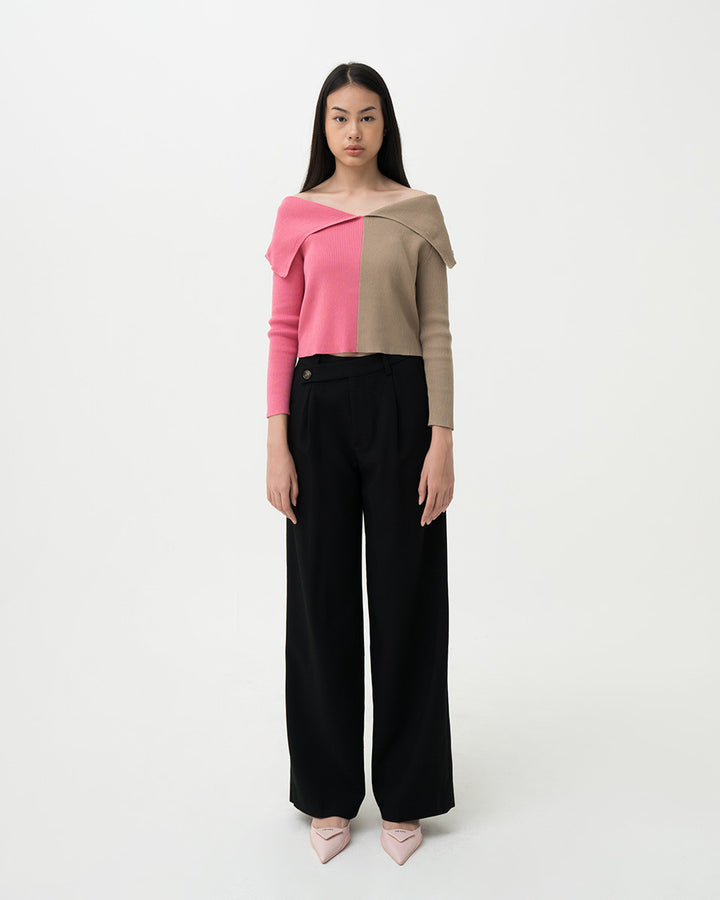 Elxi's Asymmetrical Waist Pants