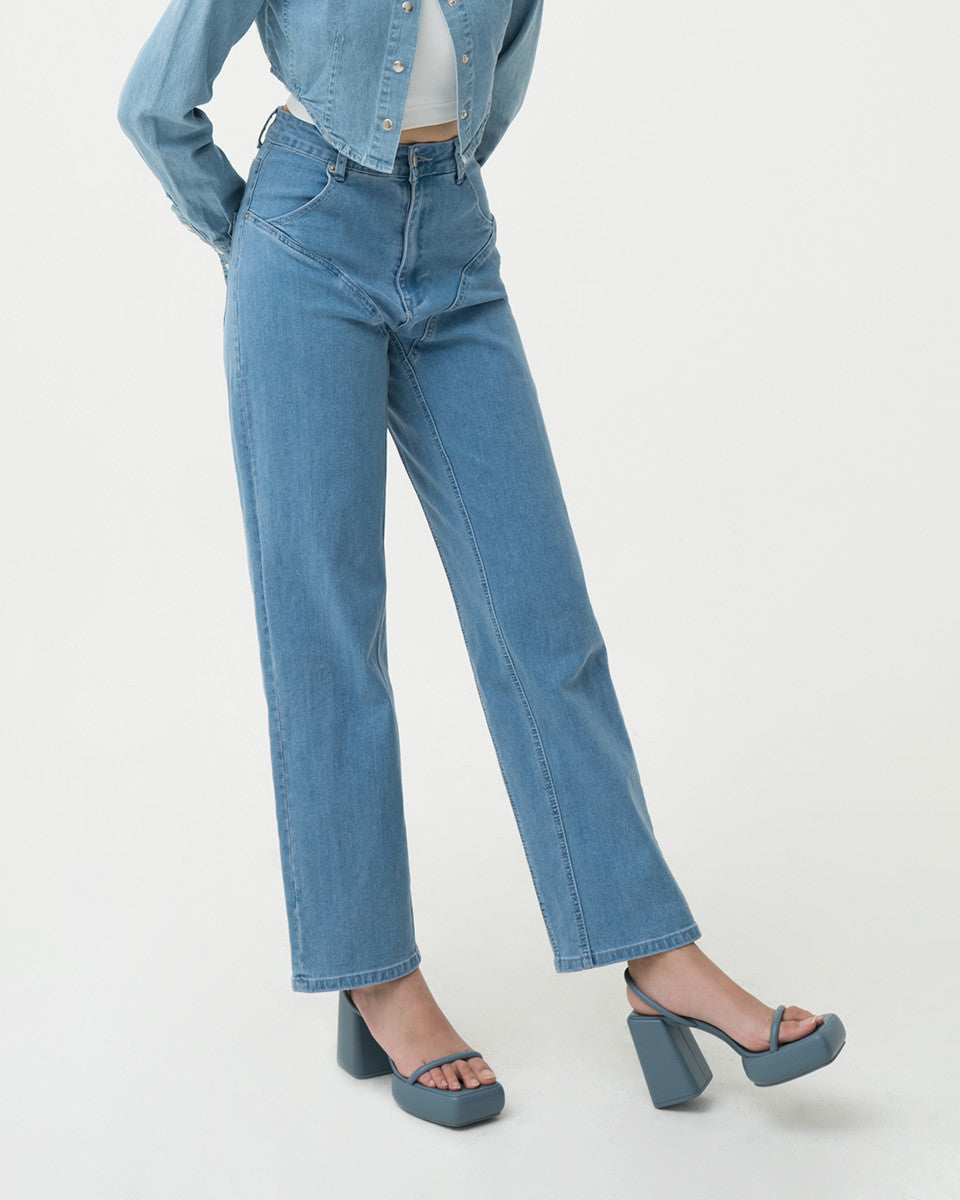 Elxi's Paneled Jeans