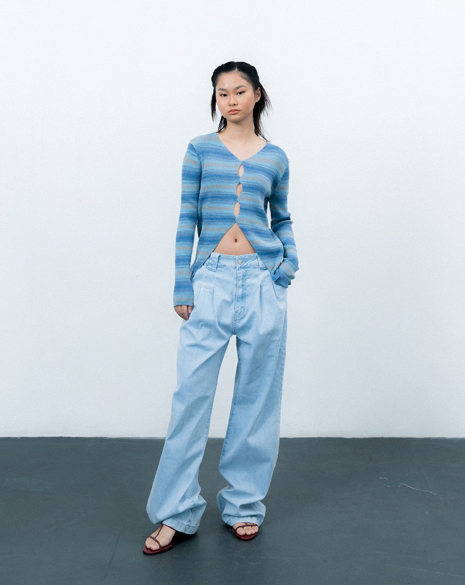 Elxi's Pleated Jeans